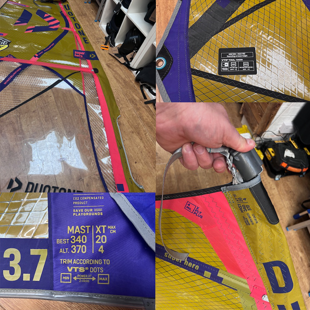 Super Hero 3.7 USED Windsurf Sail