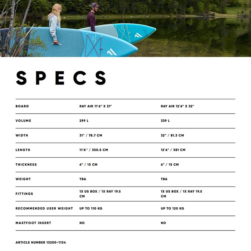 Ray Air Inflatable Paddle Board Package