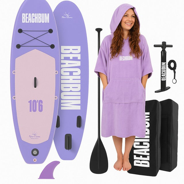 New Dawn Malibu Sky Inflatable Paddleboard Package