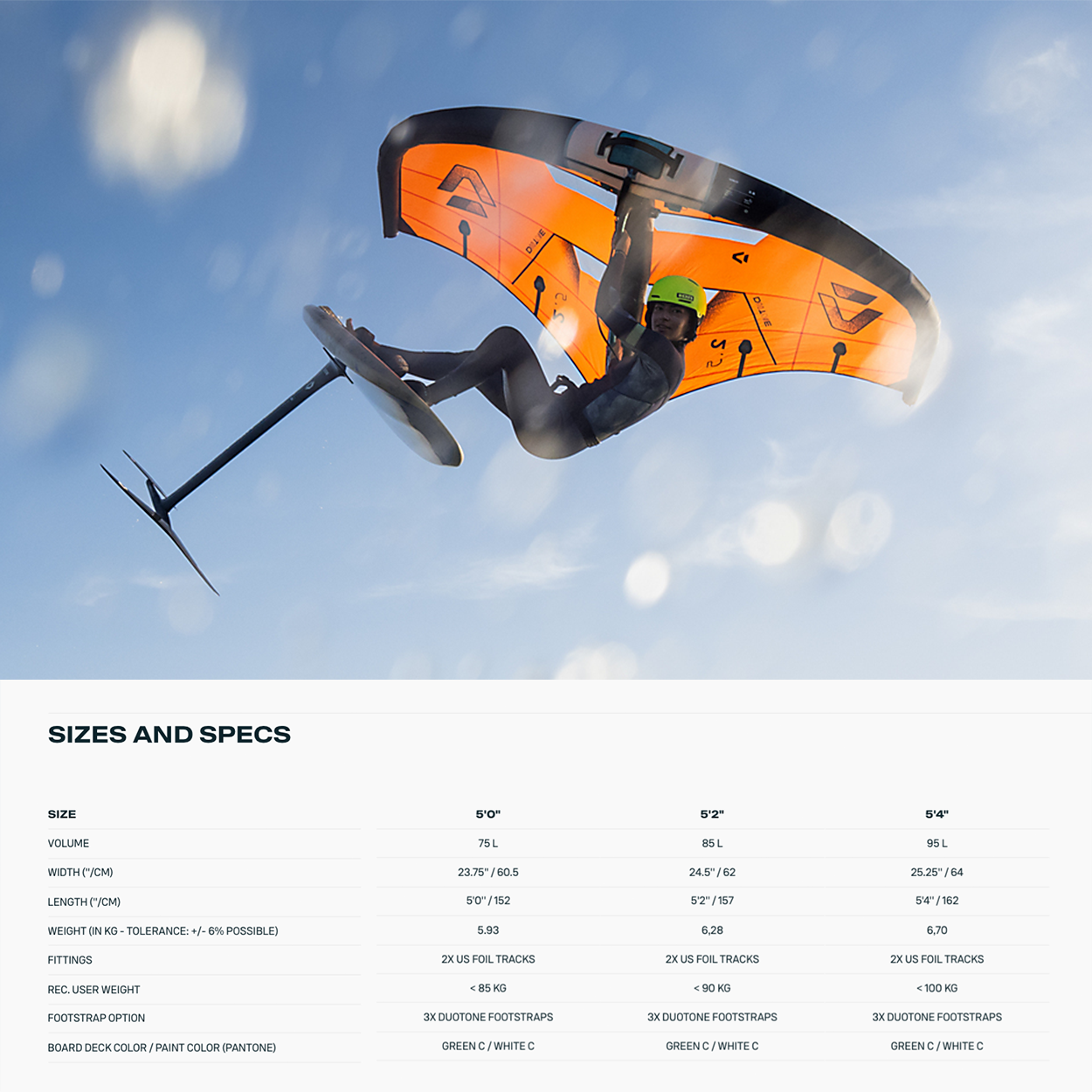 Sky Style Wing Board