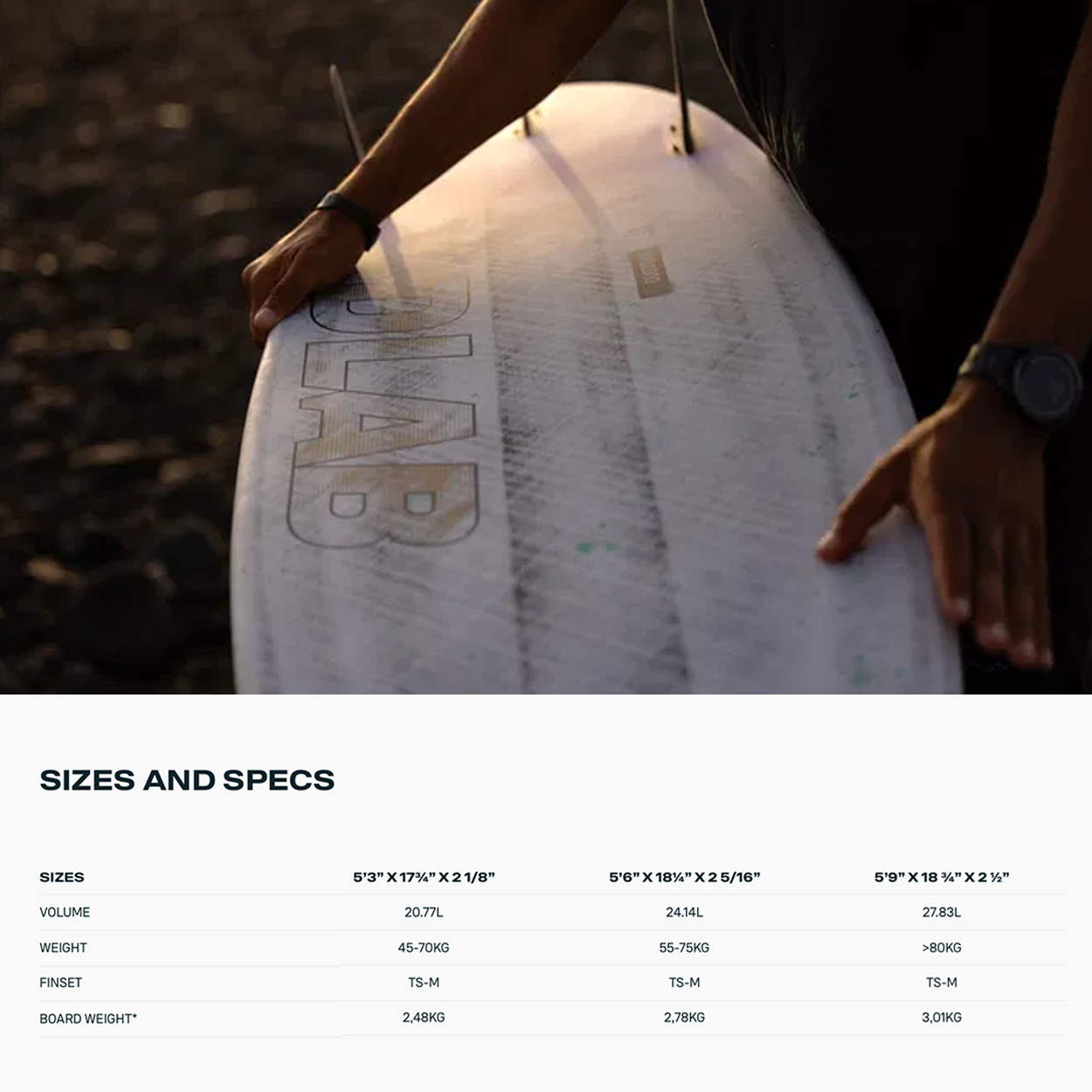 Blur D/LAB Kite Surfboard