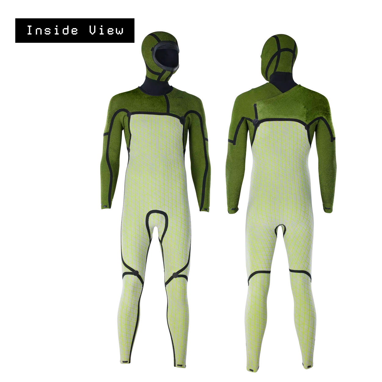 Seek Select 5.5/4.5 Hood Front Zip Mens Wetsuit