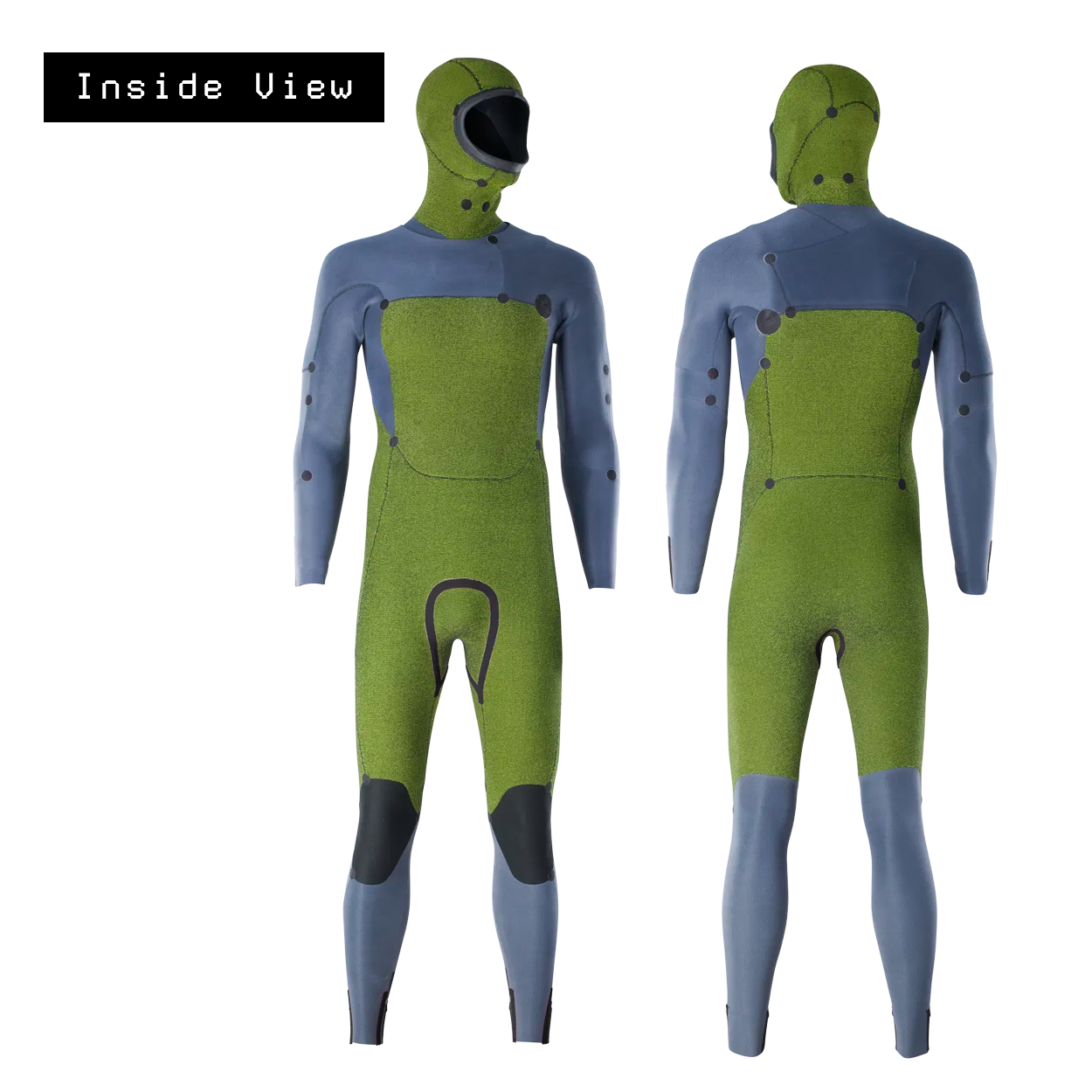 Seek Core 5/4 Hood Front Zip Mens Wetsuit