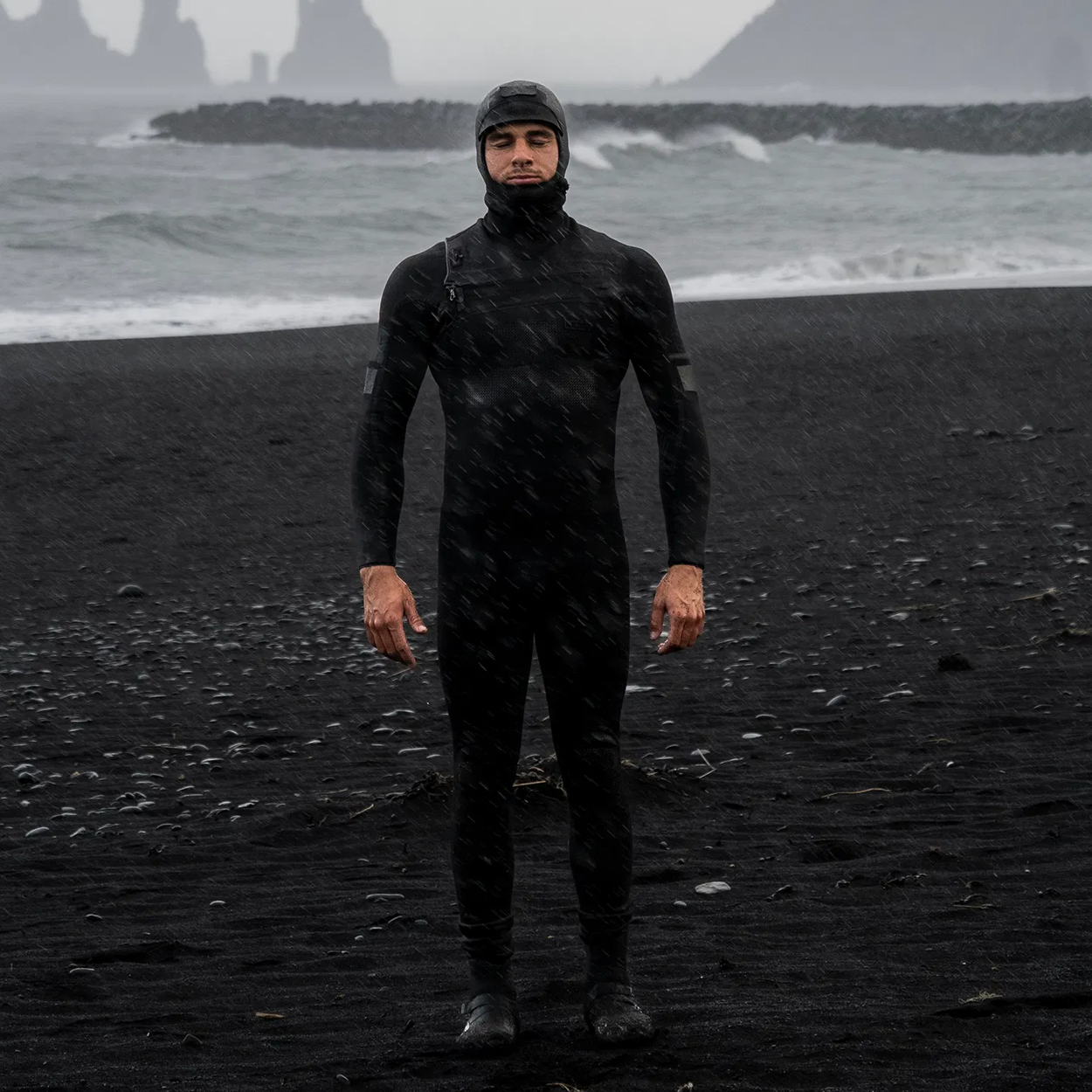 Seek Select 5.5/4.5 Hood Front Zip Mens Wetsuit