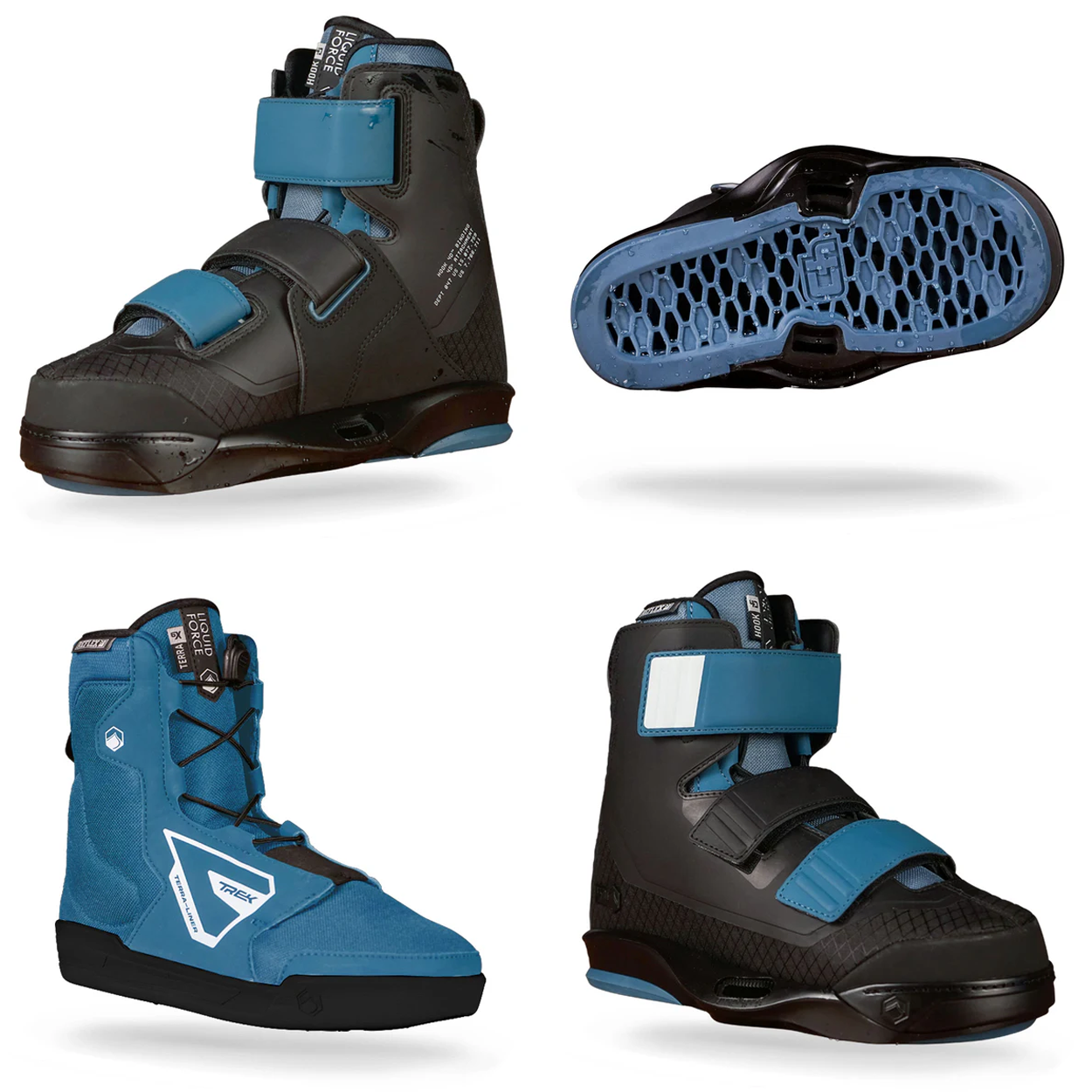 Hook 4D Wakeboard Bindings