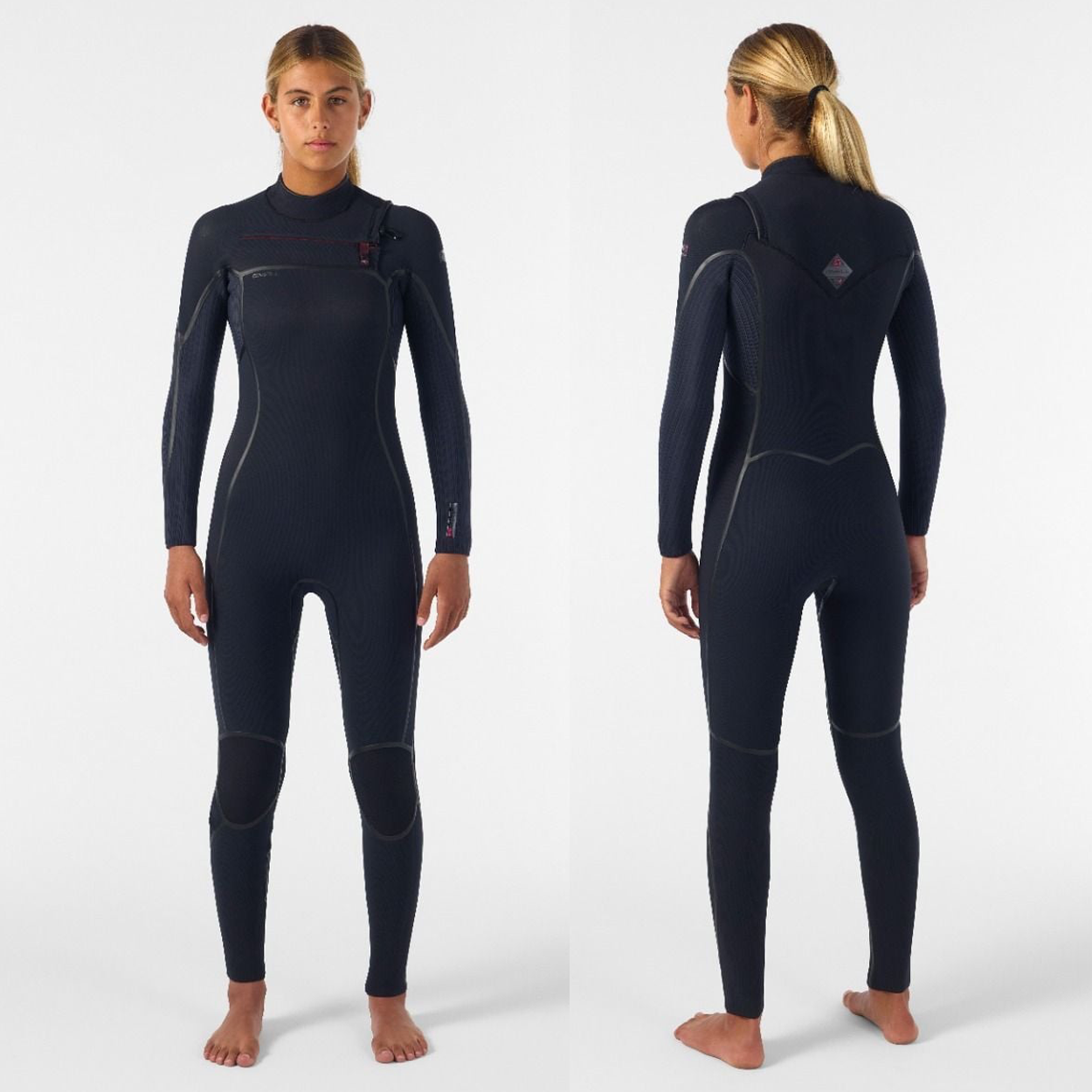 Hyperfreak Fire 5/4+ Chest Zip Womens Wetsuit