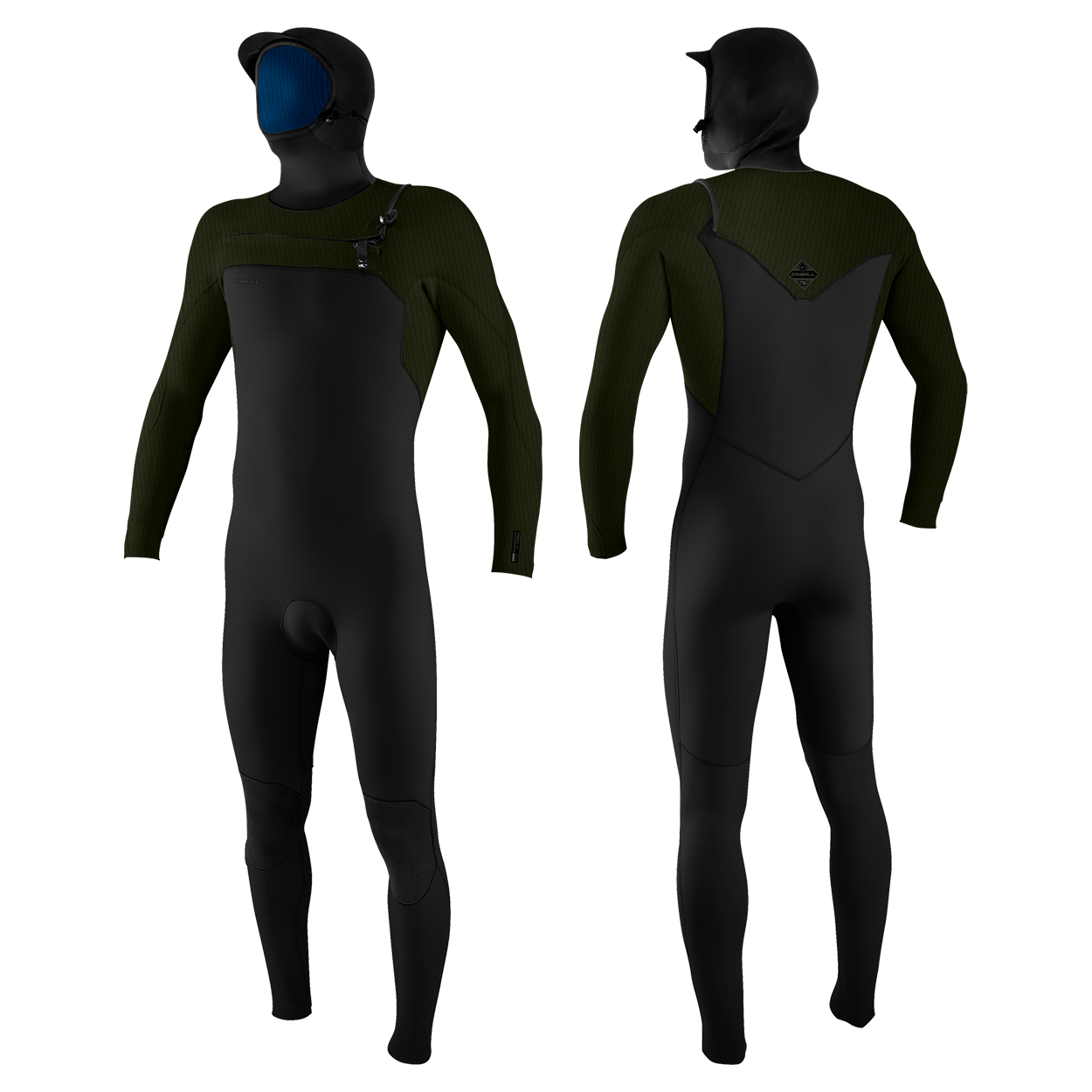 Hyperfreak 5/4+ Chest Zip w/Hood Mens Wetsuit