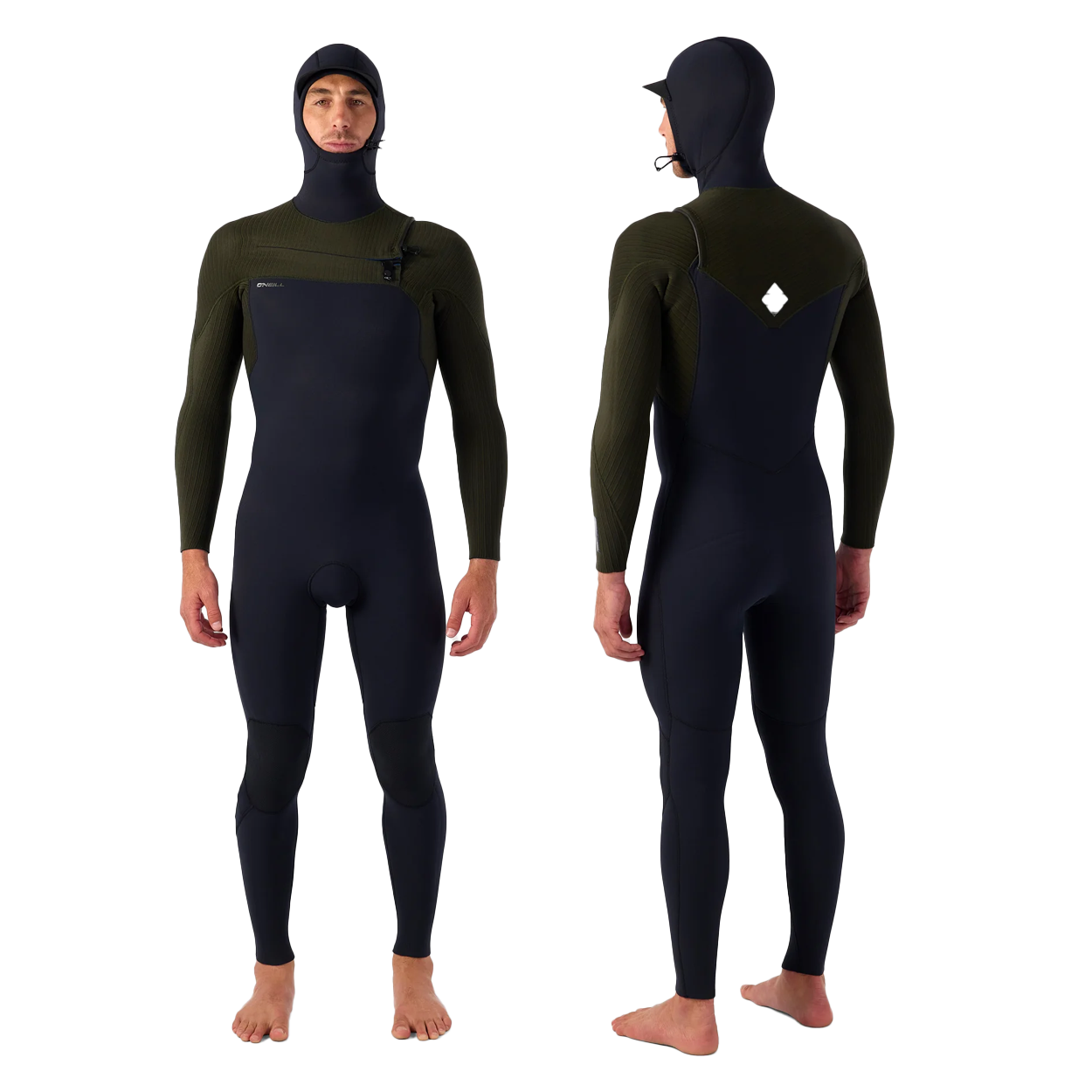 Hyperfreak 5/4+ Chest Zip w/Hood Mens Wetsuit