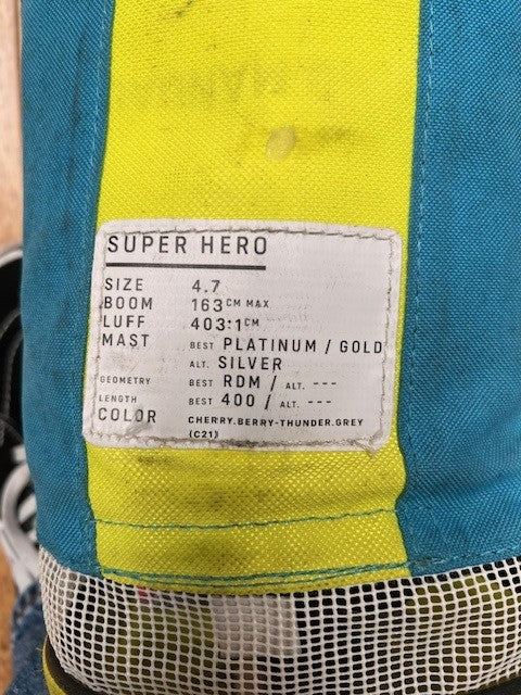 Super Hero 4.7 USED Windsurf Sail