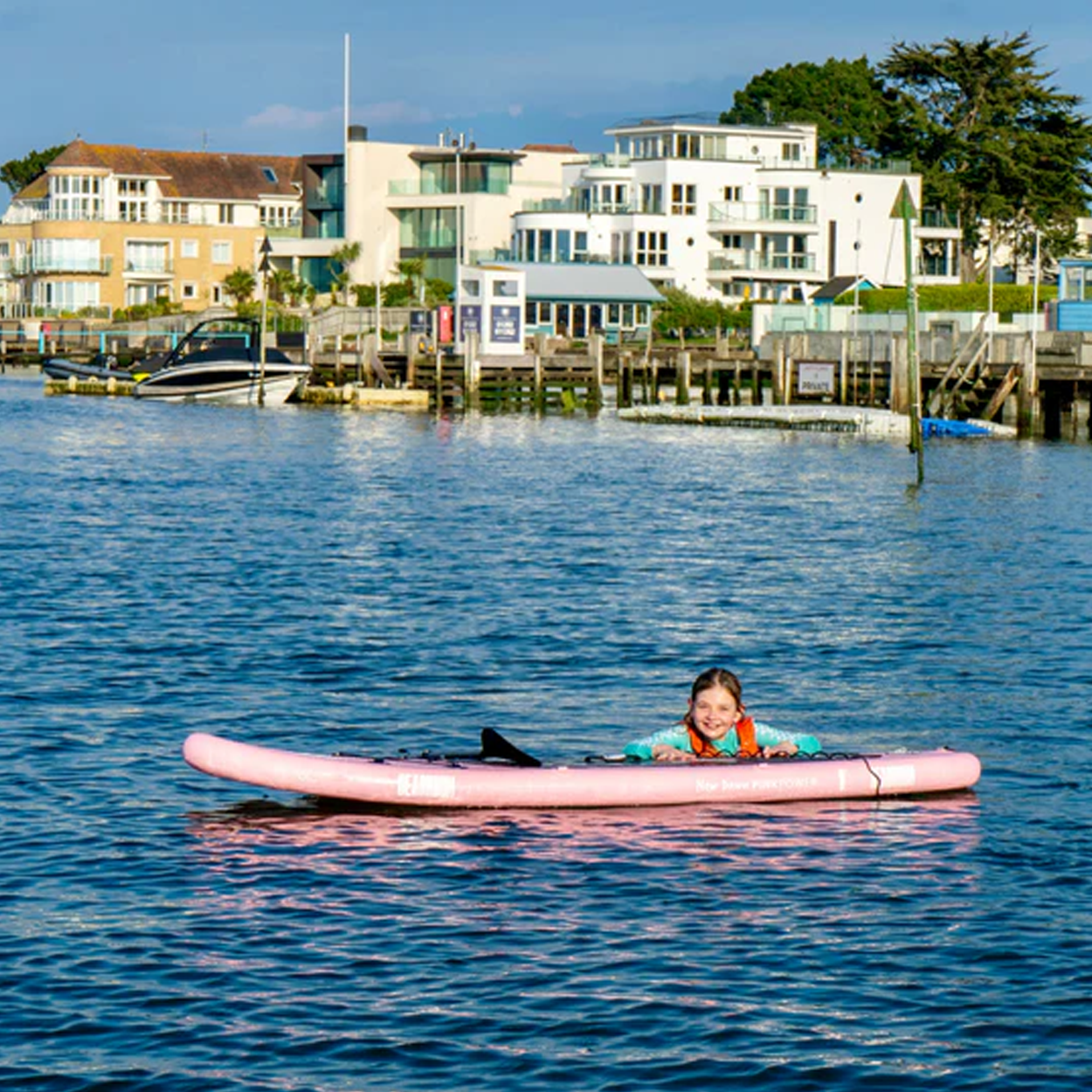 Pink Power Kids Paddle Board