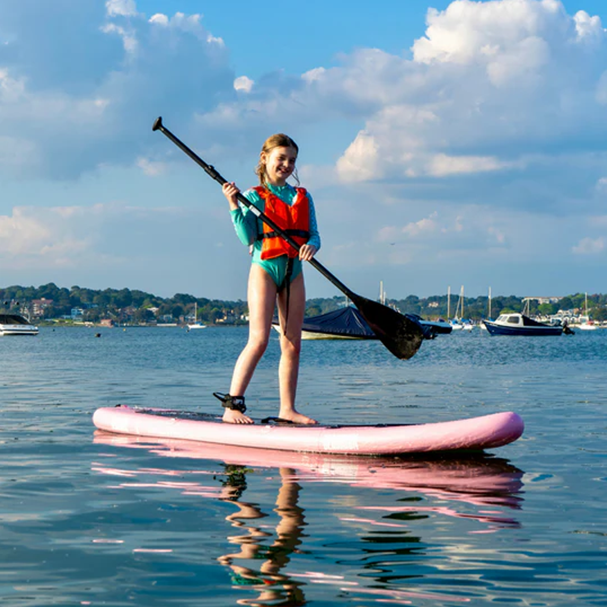 Pink Power Kids Paddle Board