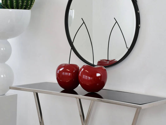 Pop Art Cherries in Resin - Modern and Handcrafted Sculpture
