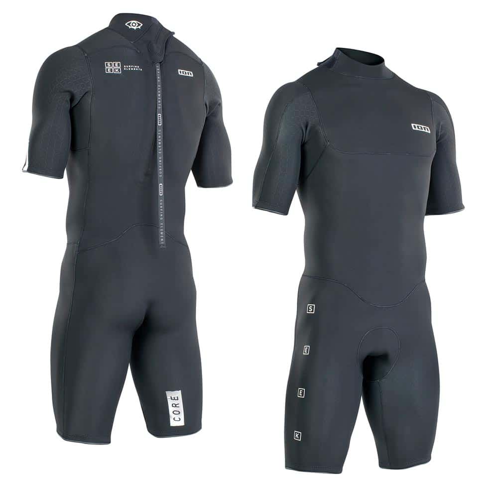 Mens Seek Core 2/2 Shorty Shortsleeve Back Zip Wetsuit