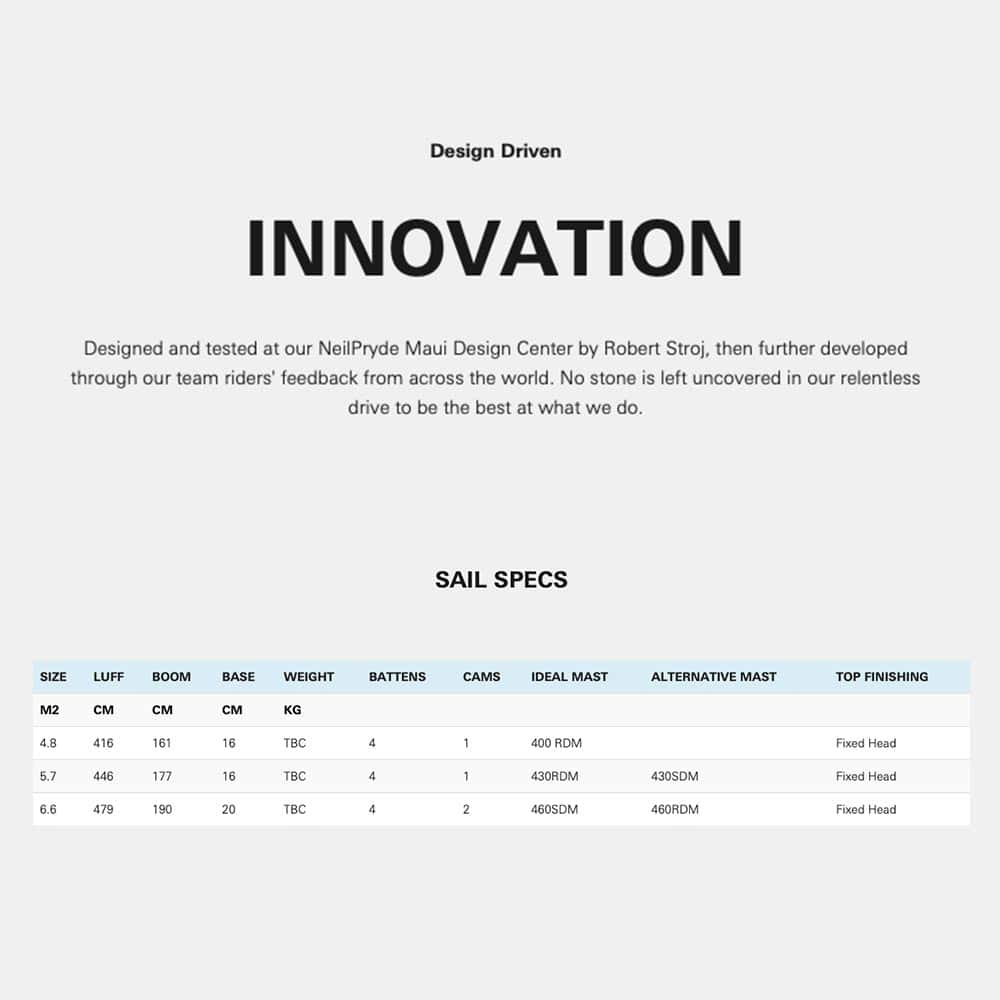 Free Flight Windsurf Sail 6.6